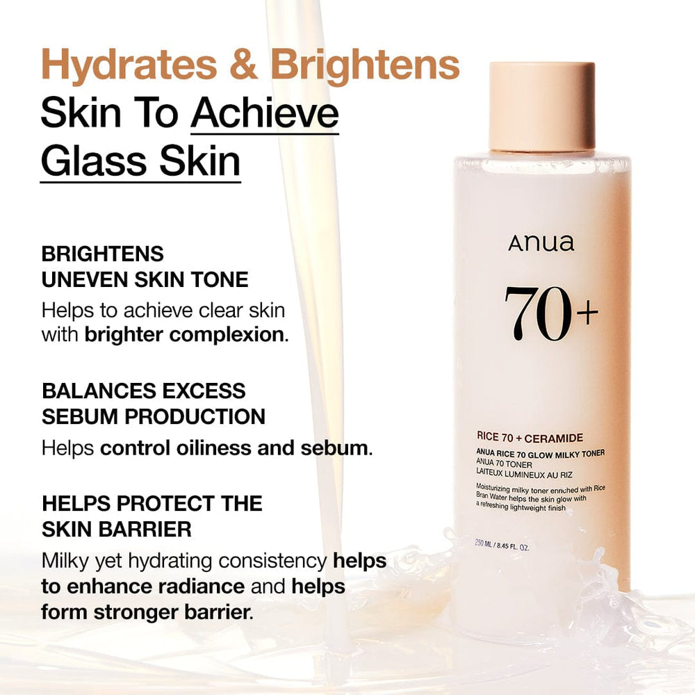 Anua - 70+ Glowy Milky Toner