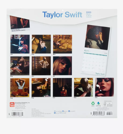 Taylor Swift- Offical 16 Month 2025 Calendar