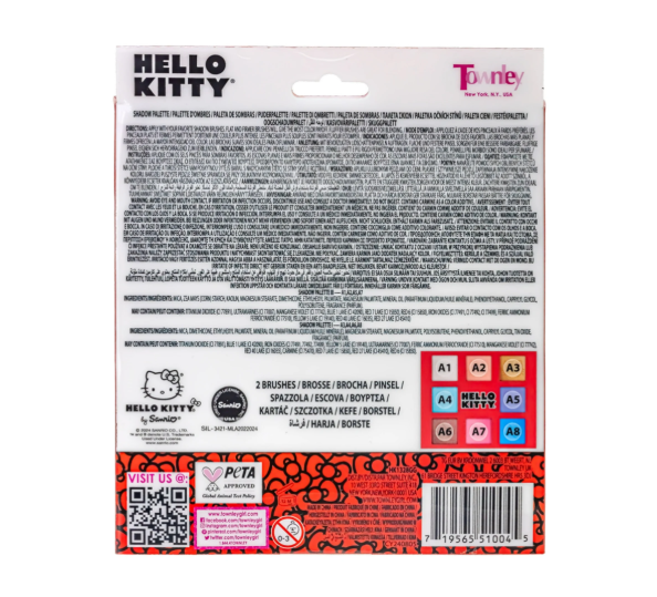 Hello Kitty and Friends Shadow Palette, 8 Colors
