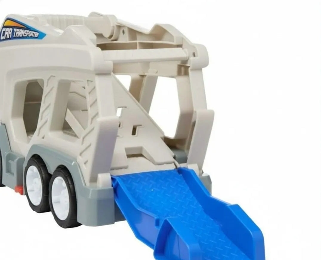 Light Up Open Car Carrier Toy Truck