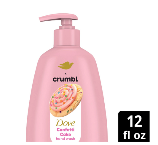 Dove x Crumbl Collab- Liquid Hand Wash 'Confetti Cake' 12 fl OZ
