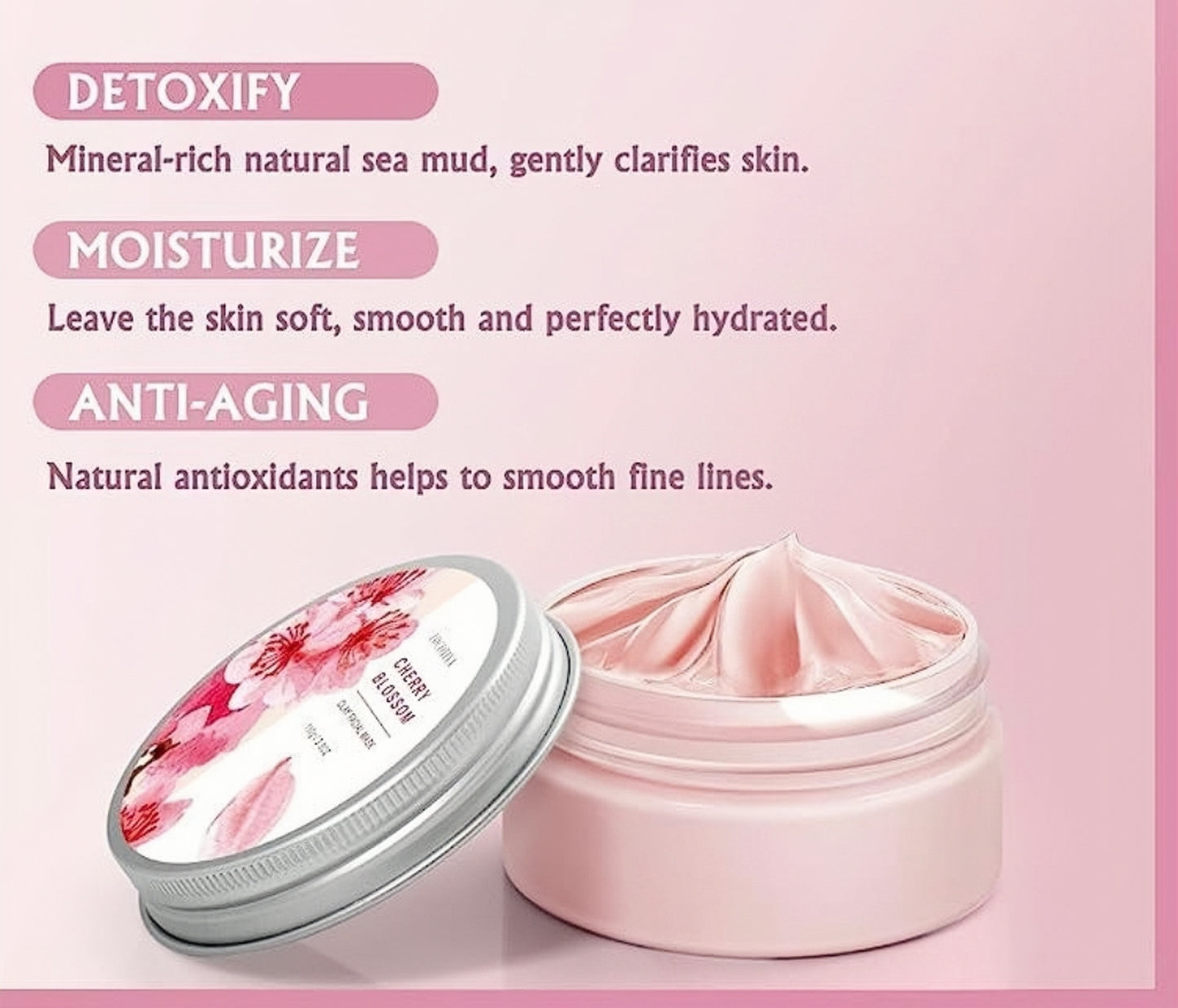 Cherry Blossom Clay Face mask