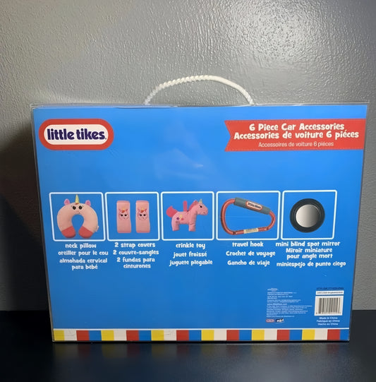 Little Tikes 6 Piece Car Accessories Set (Unicorn Pink)