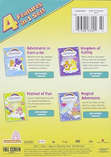 Bears 4 Feature Set DVD