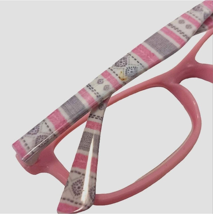 Soft Pink Magnifier Reading Glasses by Fashion