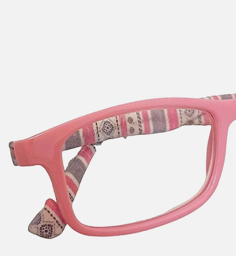 Soft Pink Magnifier Reading Glasses by Fashion