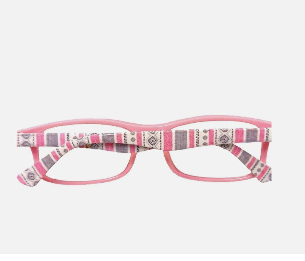 Soft Pink Magnifier Reading Glasses by Fashion