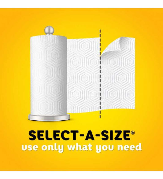 Bounty Essentials Paper Towels Single Roll White, 40 Sheets/Roll