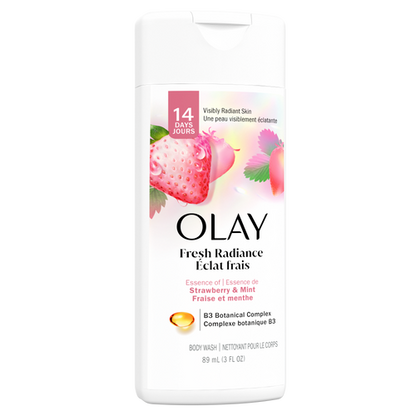 OLAY Fresh Radiance Strawberry & Mint 24/7 Body Wash [2 for 1 ]