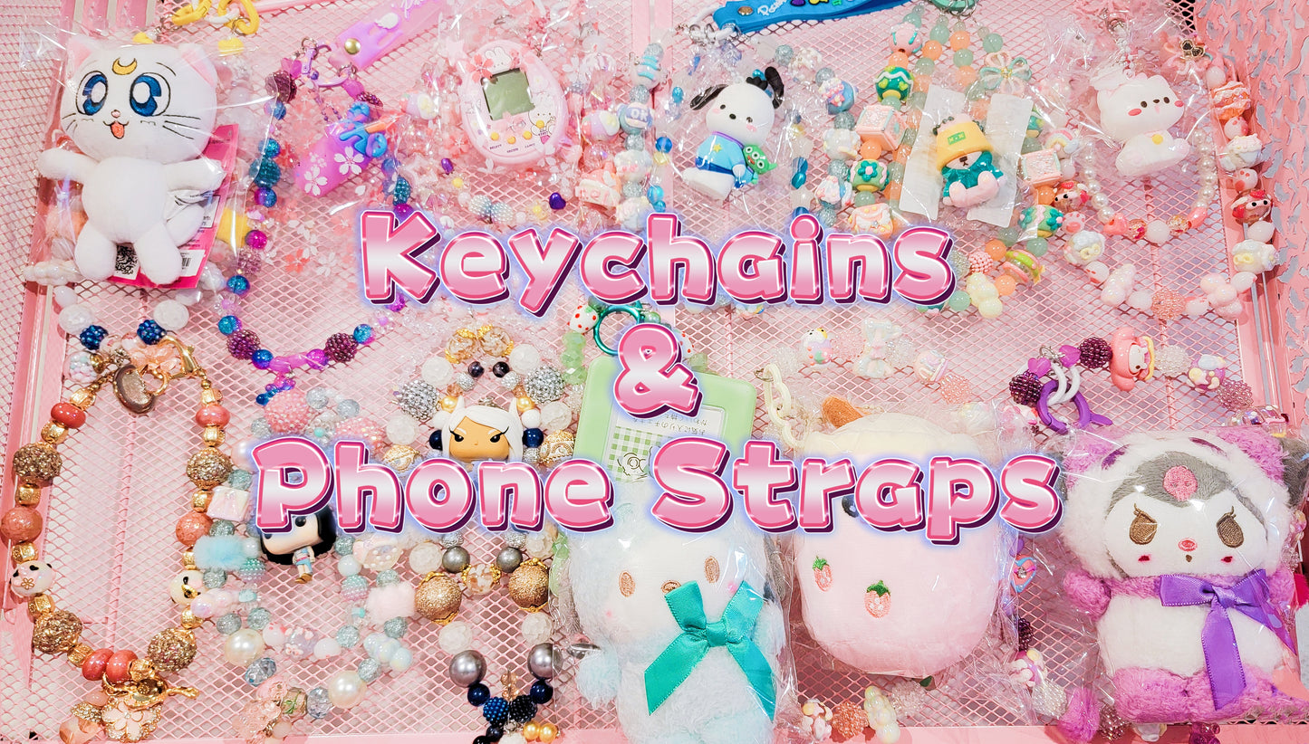 Handmade Keychains & Phone Charm Straps