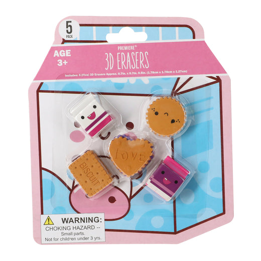 3D Erasers 5-Pack