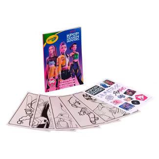 Crayola- K-Pop Demon Hunters Coloring Book (96 Pages)