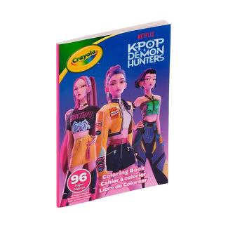 Crayola- K-Pop Demon Hunters Coloring Book (96 Pages)