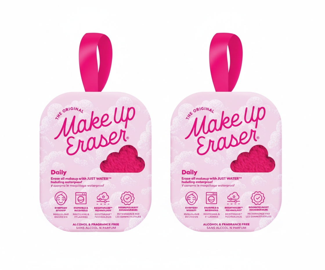 MakeUp Eraser Daily Reusable makeup remover - Pink