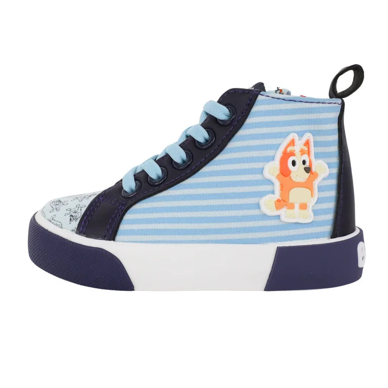 Bluey - Toddler Kids Zip-Up High Top Sneaker