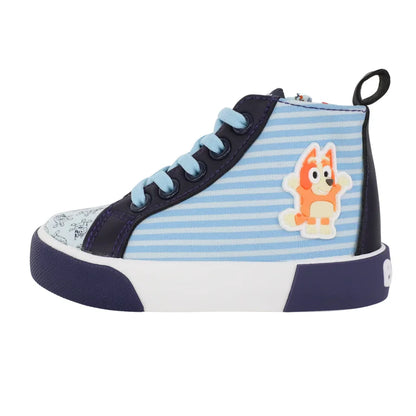 Bluey - Toddler Kids Zip-Up High Top Sneaker