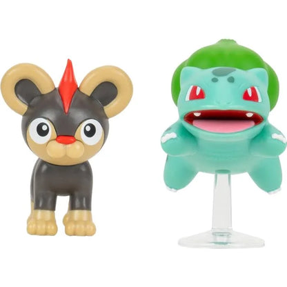 Pokemon - Battle Figure Litleo & Bulbasaur (Mini Figure 2-Pack)