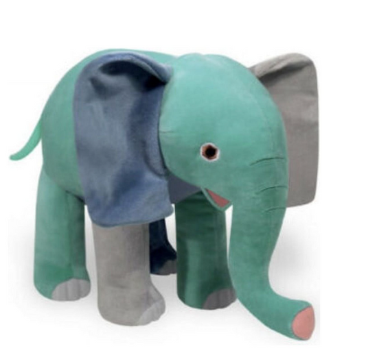 Stuffed Plush Elephant 12in Large