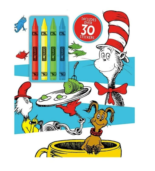 48 Page Coloring and Activity Book with 4 Crayons