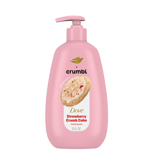 Dove x Crumbl Collab- Liquid Hand Wash 'Strawberry Crumb Cake' 12 fl OZ