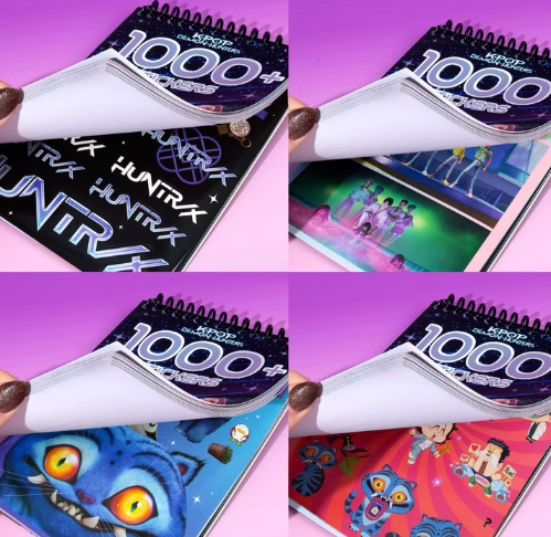 Netflix K-Pop Demon Hunters 1000+ Sticker Book
