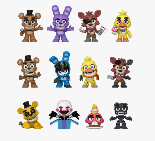 Funko Five Nights at Freddy's 10th Anniversary Mystery Minis Blind Box Mini-Figure (Styles May Vary)