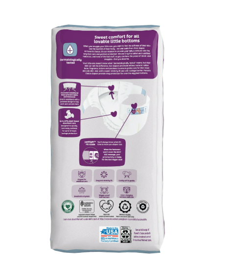 Parent's Choice Dry & Gentle Diapers Size Newborn, 44 Count