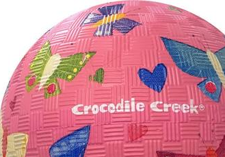 Crocidile Creek GO PLAY!- Large Pink Butterfly Bounce Ball