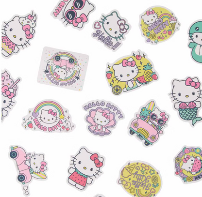 Hello Kitty- Glow In The Dark Vinyl Stickers (18 pk)