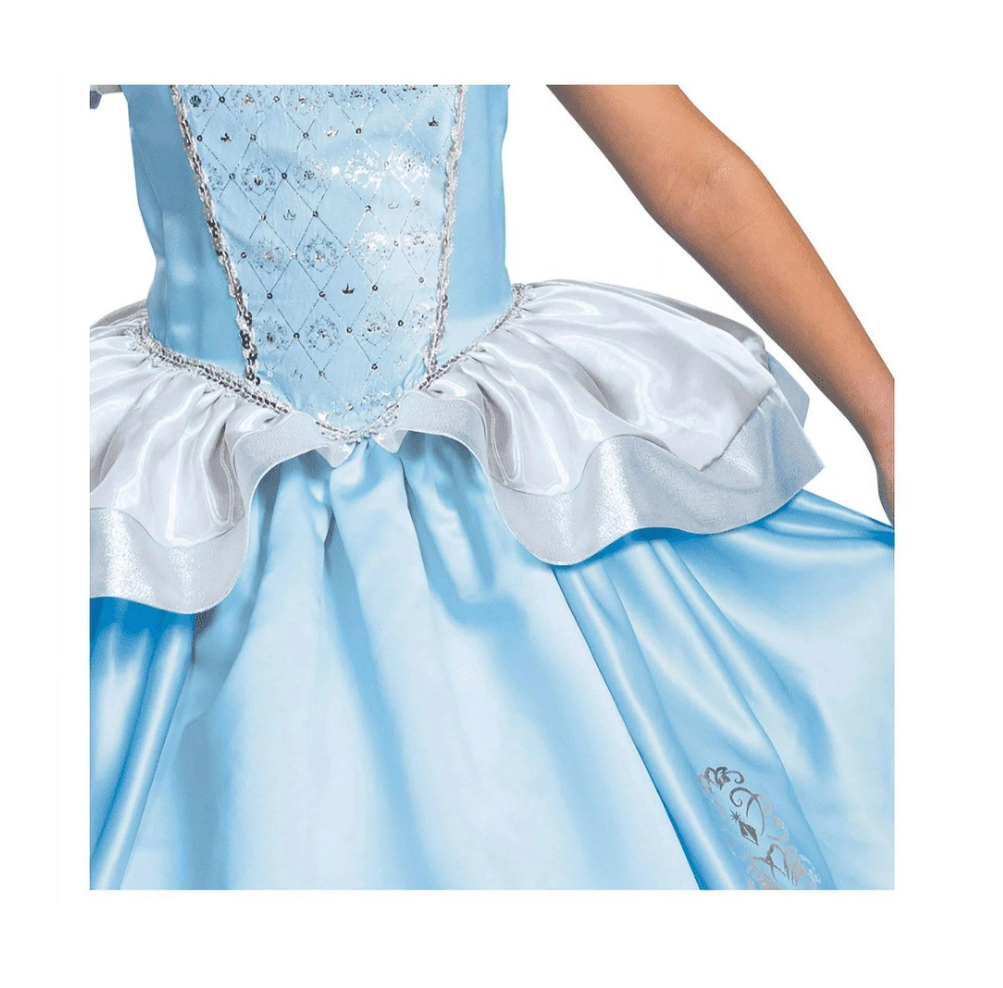 Disney Princess Dress Pretend Play Costume Dress-Up (Cinderella)