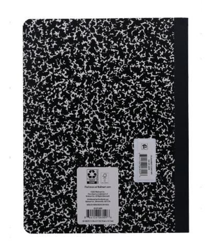 Pen+Gear- Wide Ruled Composition Book, 7.5"x 9.75", Marble Design, Paper Cover, 80 Sheets