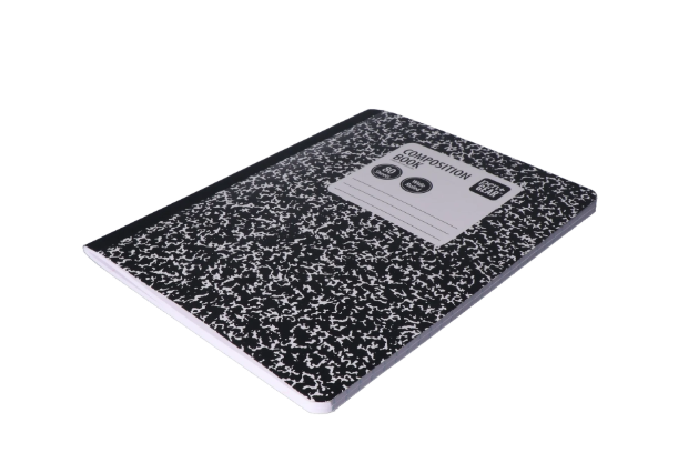 Pen+Gear- Wide Ruled Composition Book, 7.5"x 9.75", Marble Design, Paper Cover, 80 Sheets
