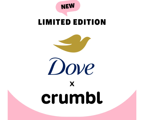Dove x Crumbl Collab- Liquid Hand Wash 'Strawberry Crumb Cake' 12 fl OZ