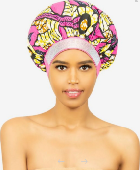 Jewel Wax & Satin Bonnet Infused With Vitamin E [ 2 For 1 Bundle! ]