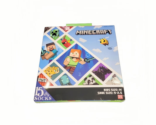 Minecraft Advent Sock Calendar