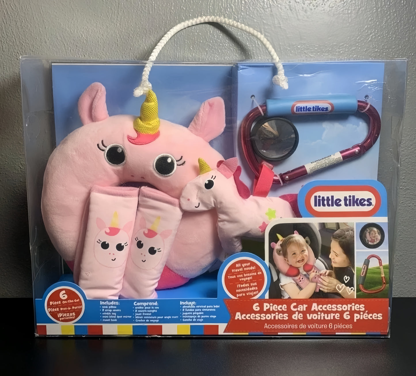 Little Tikes 6 Piece Car Accessories Set (Unicorn Pink)