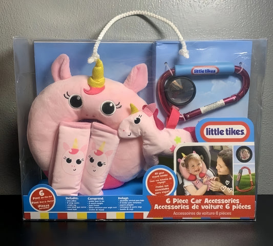 Little Tikes 6 Piece Car Accessories Set (Unicorn Pink)