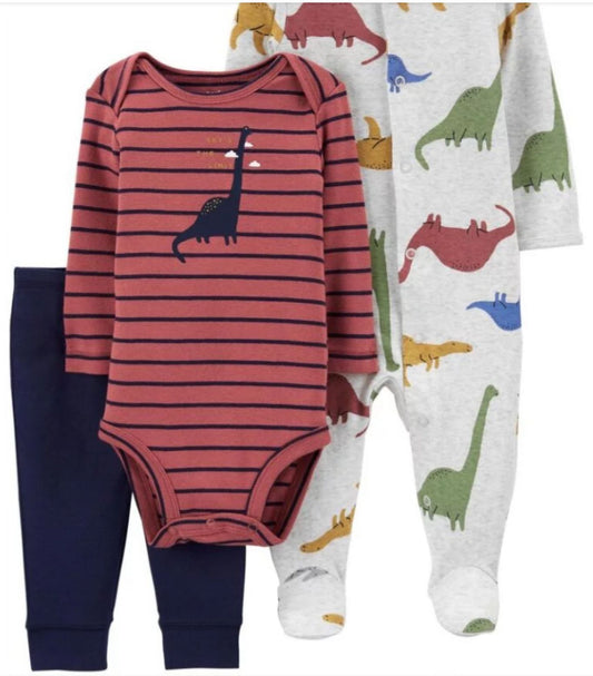 Dinosaur 3 Piece Set – Newborn by Carter's