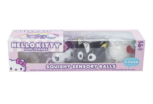 Squishy Sensory Bead Balls 4-Pack