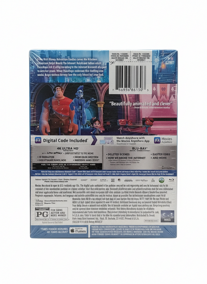 DISNEY- Ralph Breaks the Internet (Limited Edition Filmmaker Gallery & Storybook)- 4K Ultra HD + Blu-ray + Digital Code