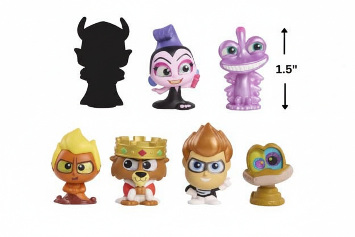 DISNEY Doorables Collectible Figurine- 7 pc Set