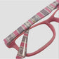 Soft Pink Magnifier Reading Glasses by Fashion