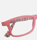 Soft Pink Magnifier Reading Glasses by Fashion