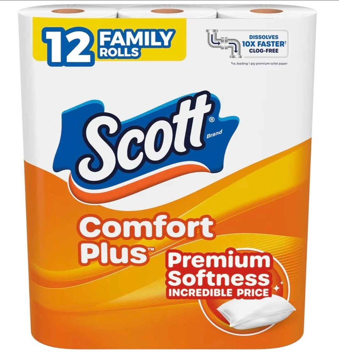 SCOTT12 TOILET PAPER JUMBO PACK