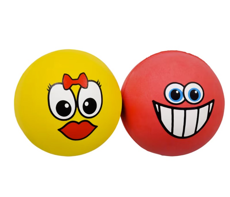 High-Bounce Emoji Sponge Balls