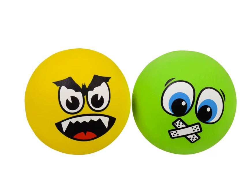 High-Bounce Emoji Sponge Balls