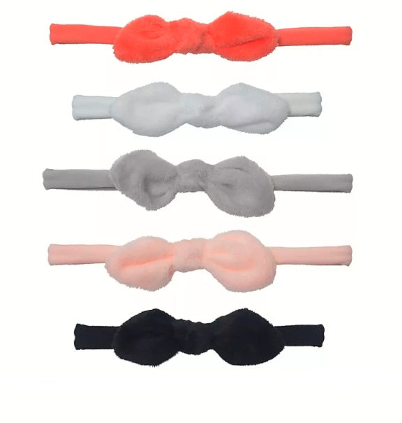 Knotted Bow Headbands 5-Pack