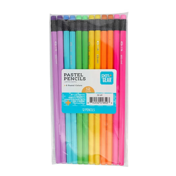 Pastel Pencils Pack of 12